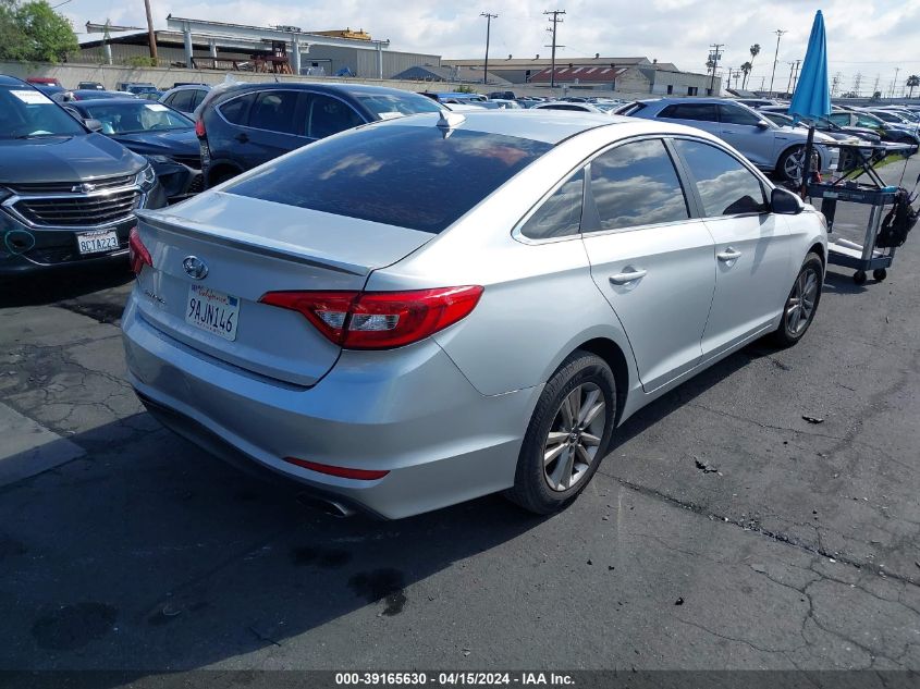 2015 HYUNDAI SONATA SE - 5NPE24AF5FH184034