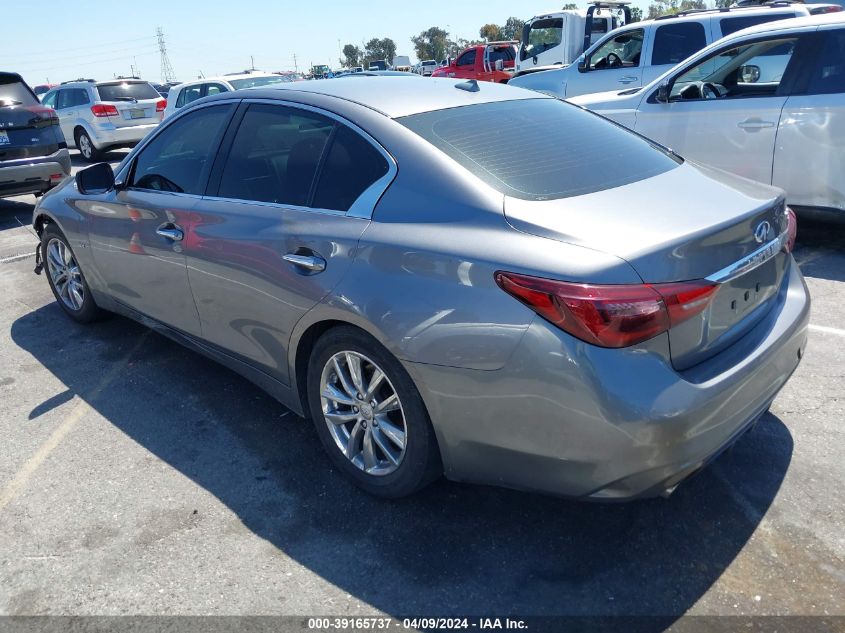 2018 Infiniti Q50 3.0T Luxe VIN: JN1EV7AP7JM366448 Lot: 39165737