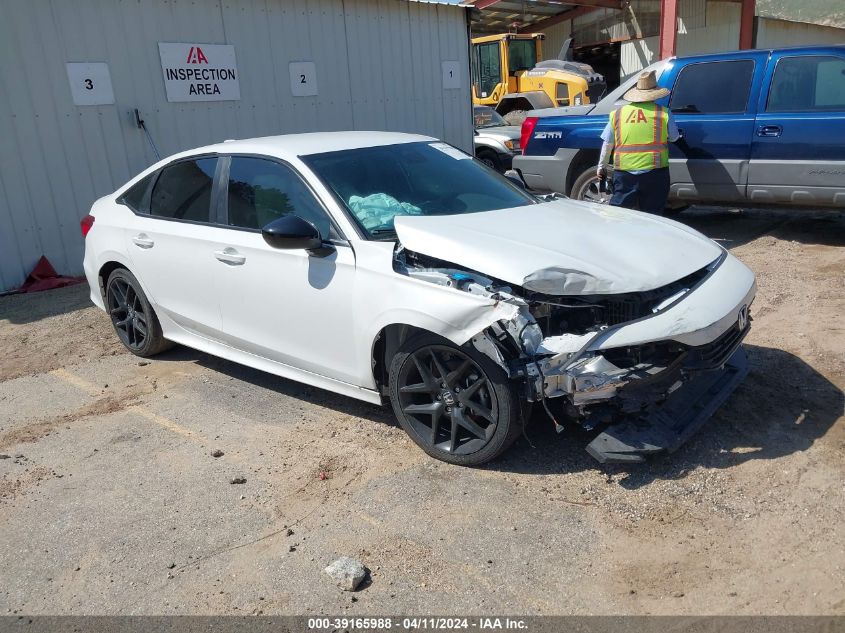 VIN 2HGFE2F55NH517650 2022 HONDA CIVIC SPORT