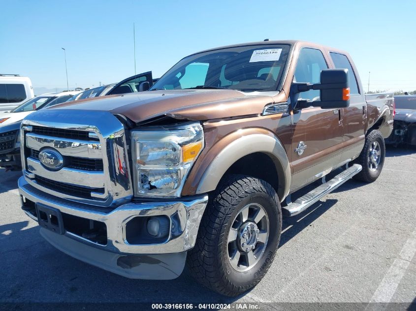 2011 Ford F-250 Lariat VIN: 1FT7W2BT4BEC52243 Lot: 39166156