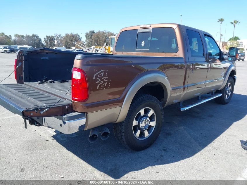 2011 Ford F-250 Lariat VIN: 1FT7W2BT4BEC52243 Lot: 39166156