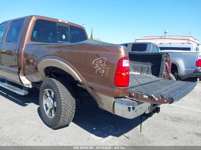 2011 Ford F-250 Lariat VIN: 1FT7W2BT4BEC52243 Lot: 39166156