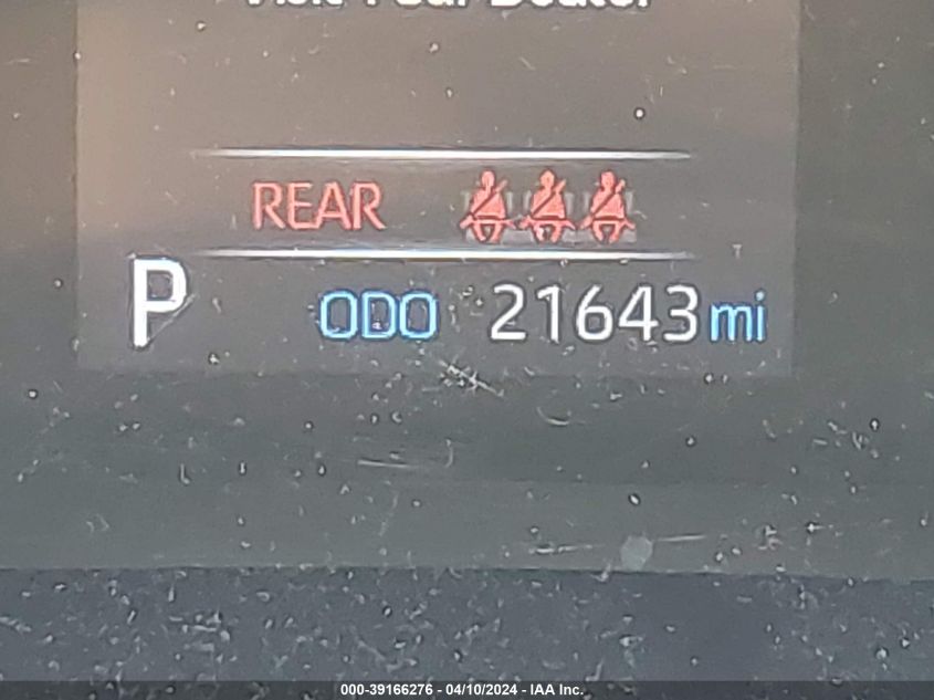 2022 TOYOTA RAV4 LE - 2T3F1RFV2NW307798