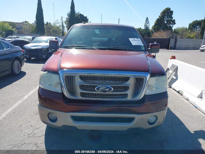 2007 Ford F-150 Lariat/Xlt VIN: 1FTPW12587KC49110 Lot: 39166388