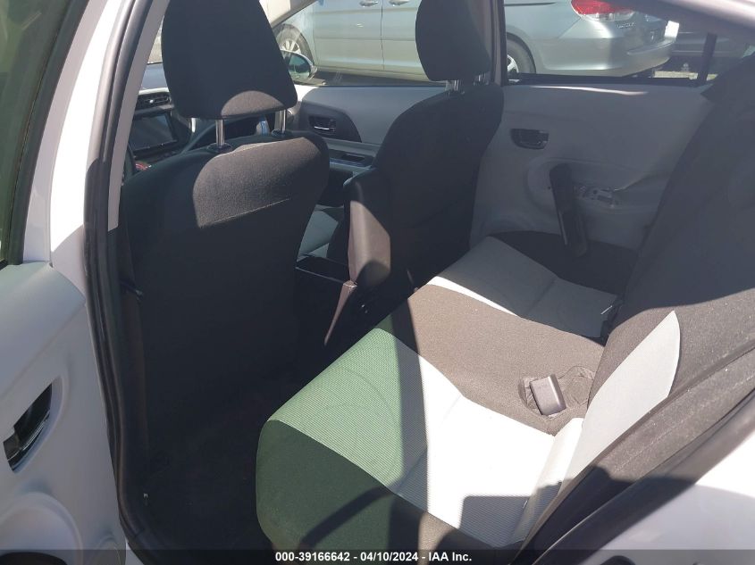 2012 Toyota Prius C Two VIN: JTDKDTB35C1526774 Lot: 37920601