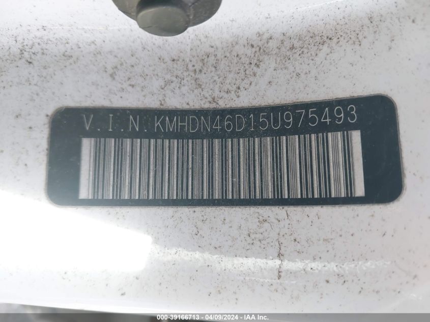 KMHDN46D15U975493 | 2005 HYUNDAI ELANTRA