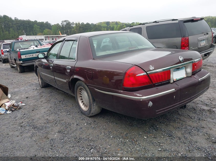 2001 Mercury Grand Marquis Ls VIN: 2MEFM75WX1X686215 Lot: 39167076
