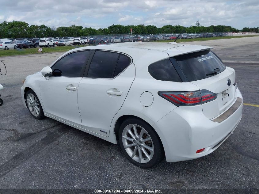 JTHKD5BH5B2032770 | 2011 LEXUS CT 200H