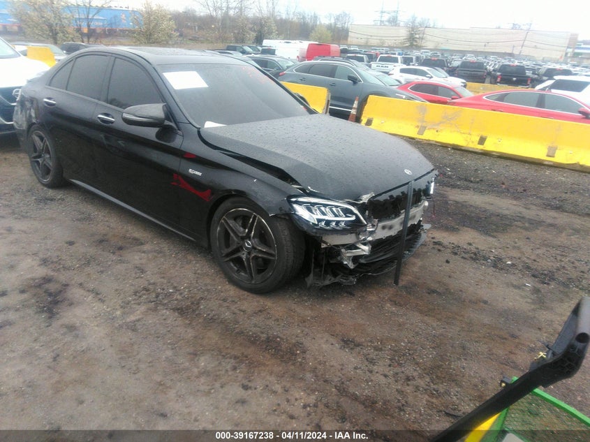 VIN 55SWF6EB0KU287753 2019 MERCEDES-BENZ AMG C 43 4MATIC