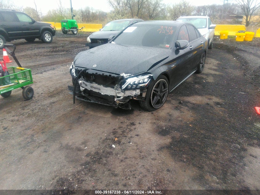 VIN 55SWF6EB0KU287753 2019 MERCEDES-BENZ AMG C 43 4MATIC