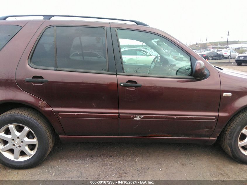 2001 Mercedes-Benz Ml 430 VIN: 4JGAB72E11A279742 Lot: 39167298