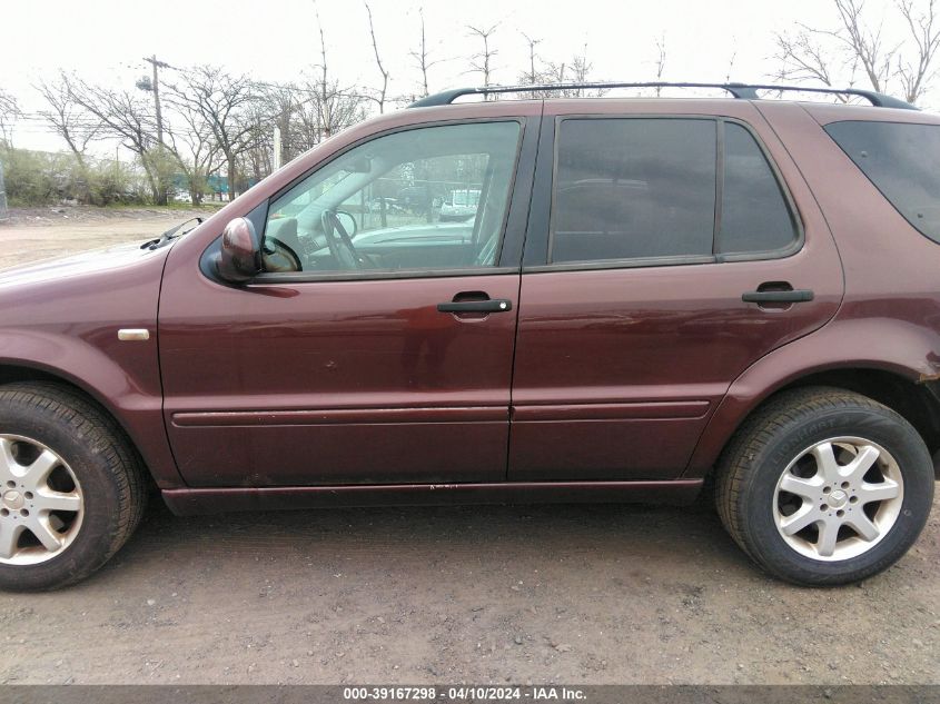 2001 Mercedes-Benz Ml 430 VIN: 4JGAB72E11A279742 Lot: 39167298