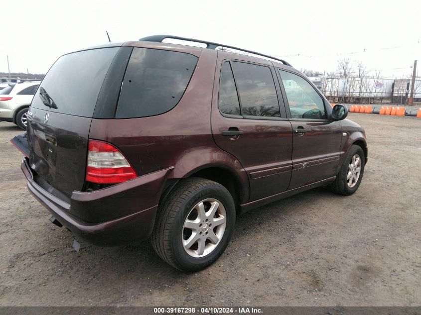 2001 Mercedes-Benz Ml 430 VIN: 4JGAB72E11A279742 Lot: 39167298