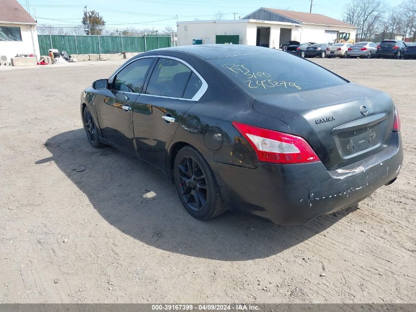 2009 Nissan Maxima 3.5 Sv VIN: 1N4AA51E99C851353 Lot: 39167399