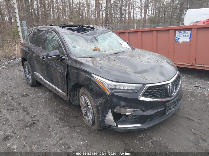 VIN 5J8TC2H5XML039684 2021 ACURA RDX TECHNOLOGY