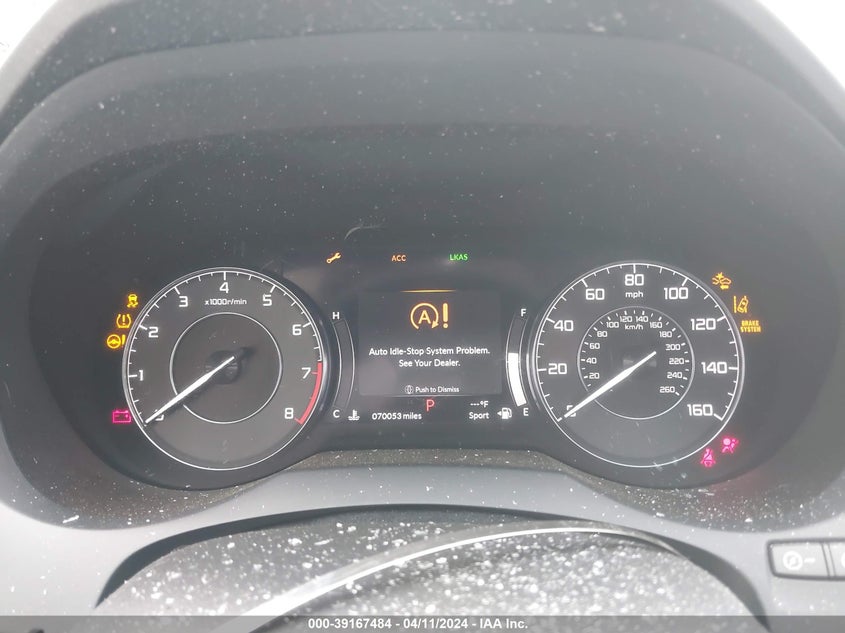 VIN 5J8TC2H5XML039684 2021 ACURA RDX TECHNOLOGY