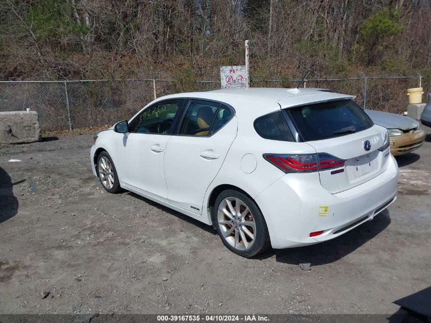 JTHKD5BH4D2147542 | 2013 LEXUS CT 200H