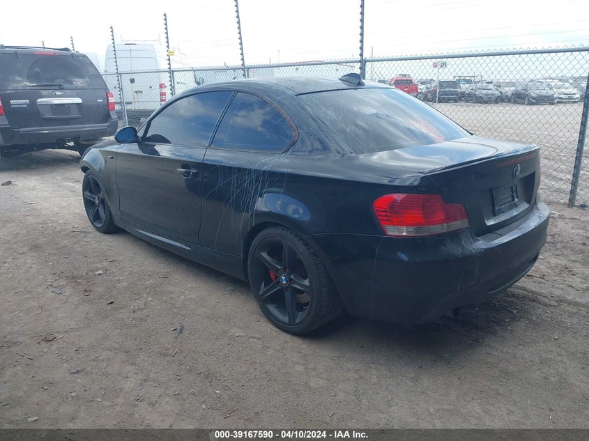 2009 BMW 135I VIN: WBAUC73539VK94838 Lot: 39167590