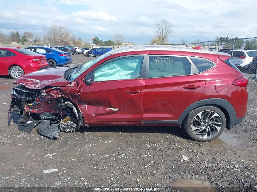 2019 Hyundai Tucson Sport VIN: KM8J3CAL4KU996982 Lot: 39167743