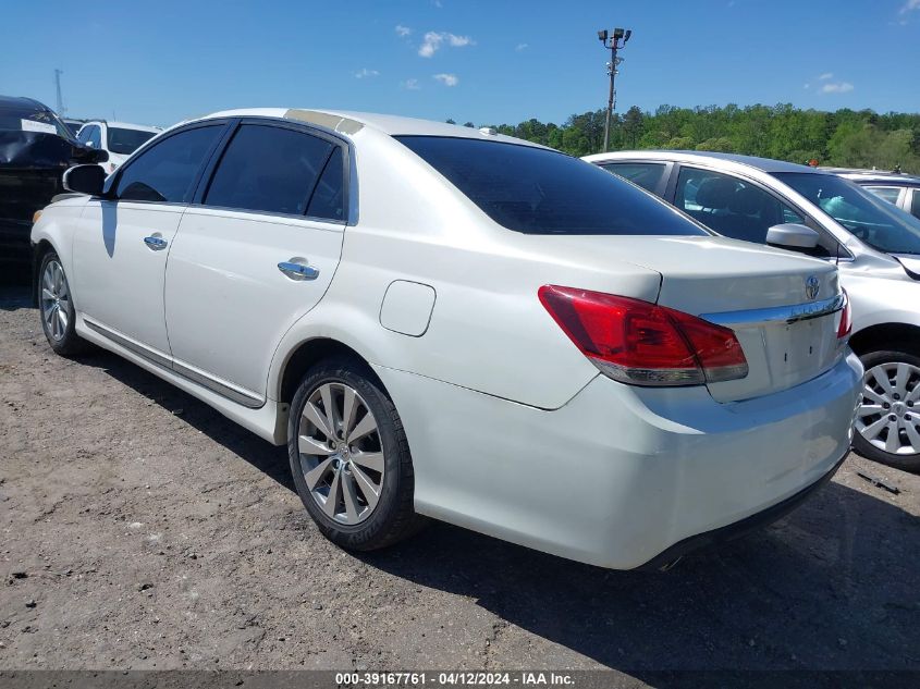 4T1BK3DB6BU421941 2011 Toyota Avalon Limited