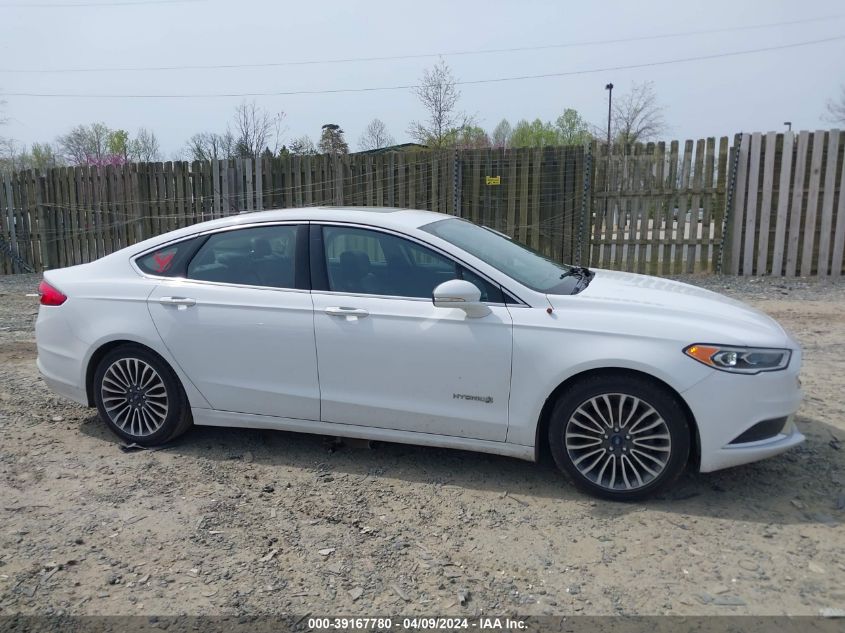 3FA6P0LU3JR229669 | 2018 FORD FUSION HYBRID