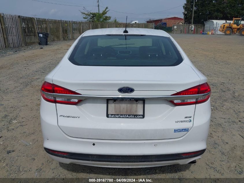 3FA6P0LU3JR229669 | 2018 FORD FUSION HYBRID