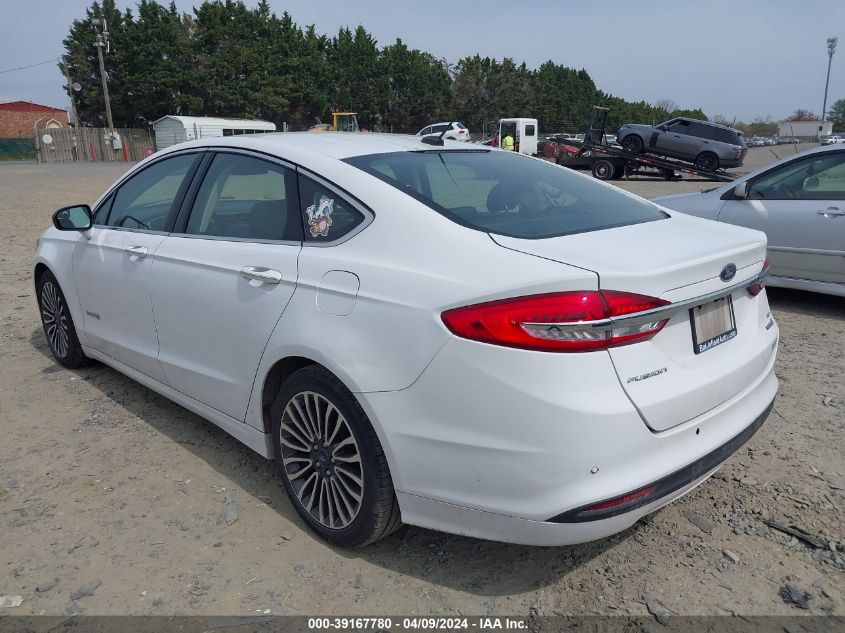 3FA6P0LU3JR229669 | 2018 FORD FUSION HYBRID