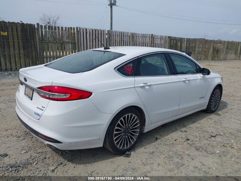 3FA6P0LU3JR229669 | 2018 FORD FUSION HYBRID