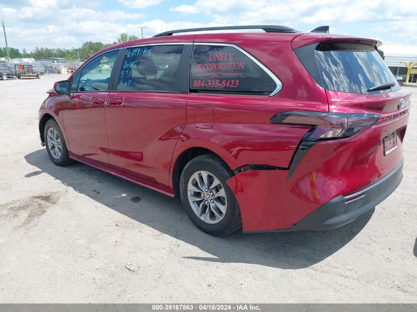 2023 Toyota Sienna Le VIN: 5TDKRKEC7PS176578 Lot: 39167863