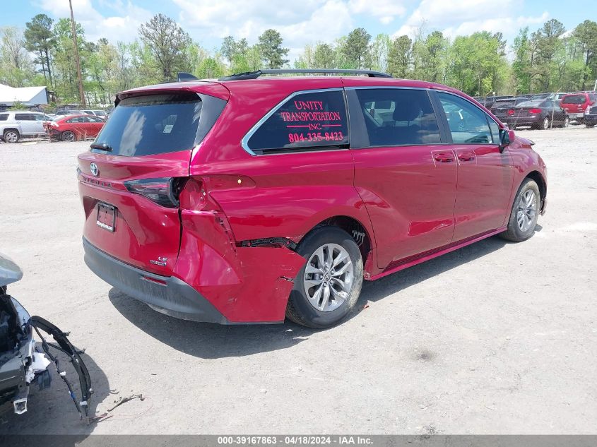 2023 Toyota Sienna Le VIN: 5TDKRKEC7PS176578 Lot: 39167863