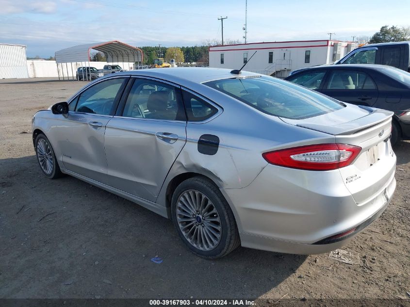 2014 Ford Fusion Hybrid Titanium VIN: 3FA6P0RUXER278865 Lot: 39167903