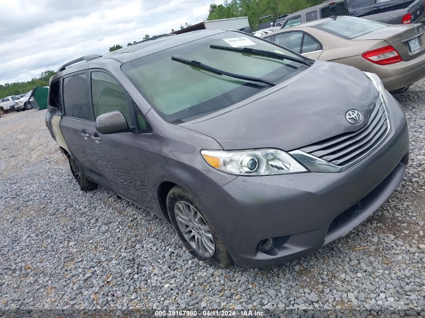 2016 Toyota Sienna Xle 8 Passenger VIN: 5TDYK3DC9GS740043 Lot: 39167980