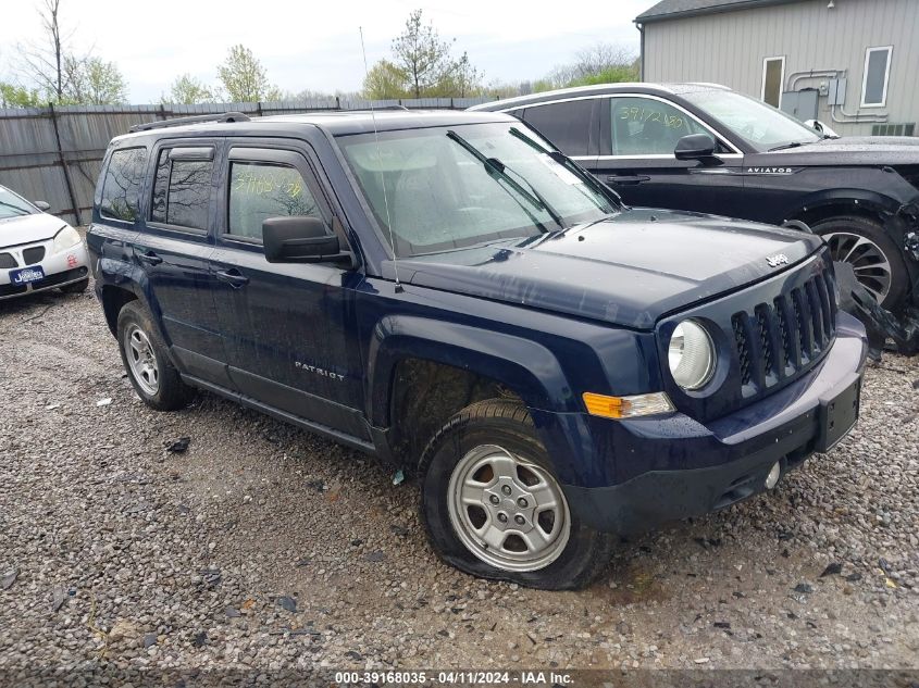 VIN 1C4NJRBB2FD256969 2015 JEEP PATRIOT no.1