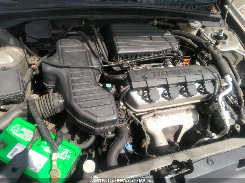 2HGES16595H615398 | 2005 HONDA CIVIC