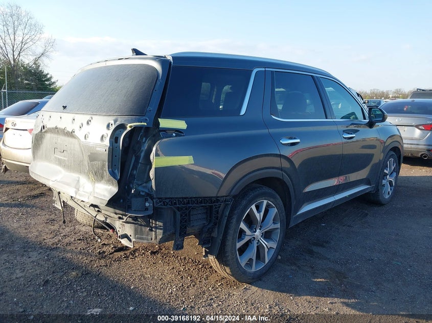 2021 Hyundai Palisade Sel VIN: KM8R4DHE2MU208314 Lot: 39168192