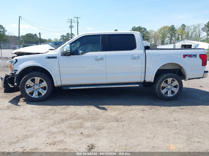 VIN 1FTEW1E57JFC23262 2018 FORD F-150 LARIAT