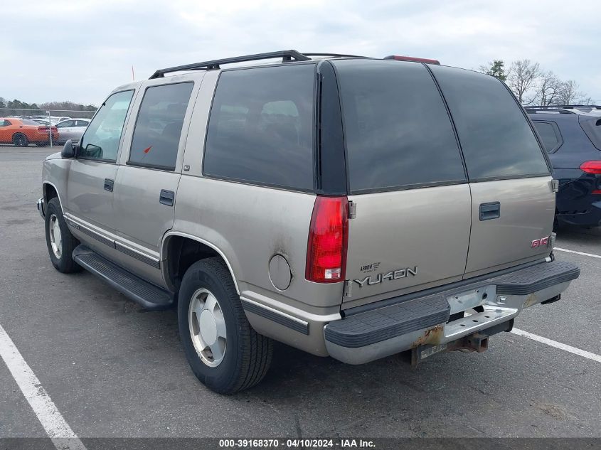 1999 GMC Yukon Sle VIN: 1GKEK13R6XJ785102 Lot: 39168370