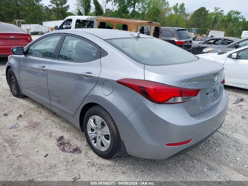 5NPDH4AE0GH730998 | 2016 HYUNDAI ELANTRA