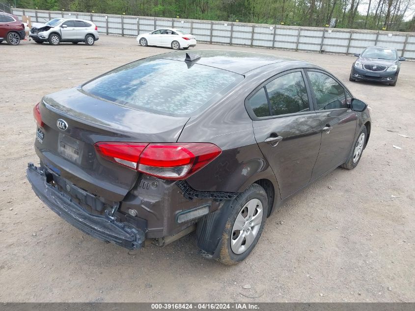 2018 Kia Forte Lx VIN: 3KPFL4A73JE224568 Lot: 39168424