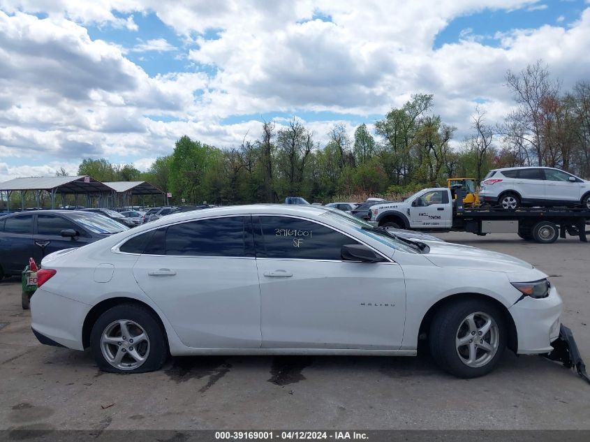 2017 Chevrolet Malibu Ls VIN: 1G1ZB5ST5HF128497 Lot: 39169001