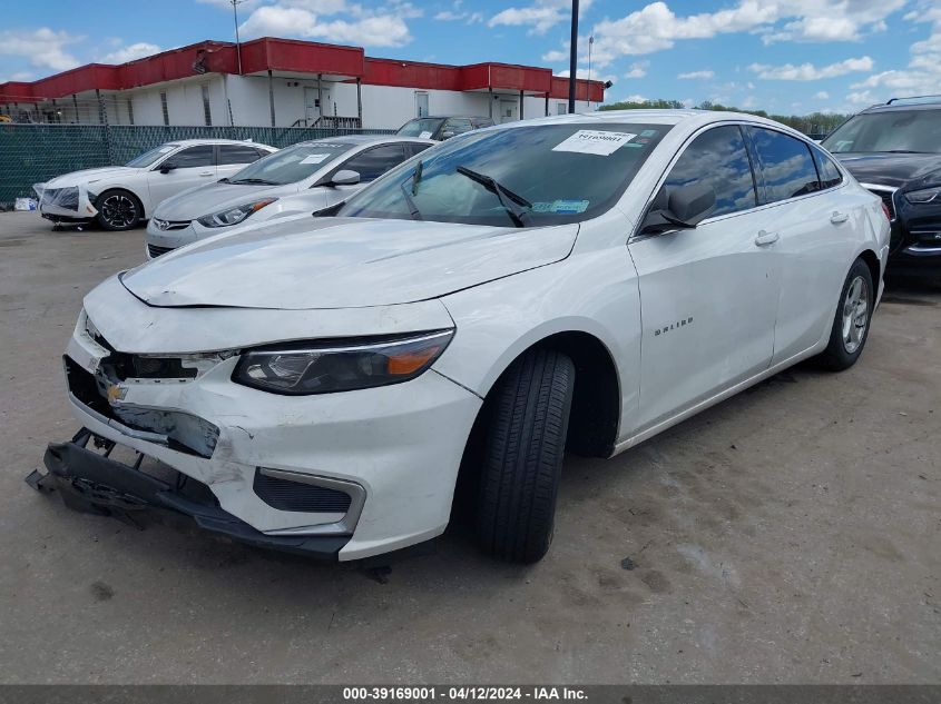 2017 Chevrolet Malibu Ls VIN: 1G1ZB5ST5HF128497 Lot: 39169001