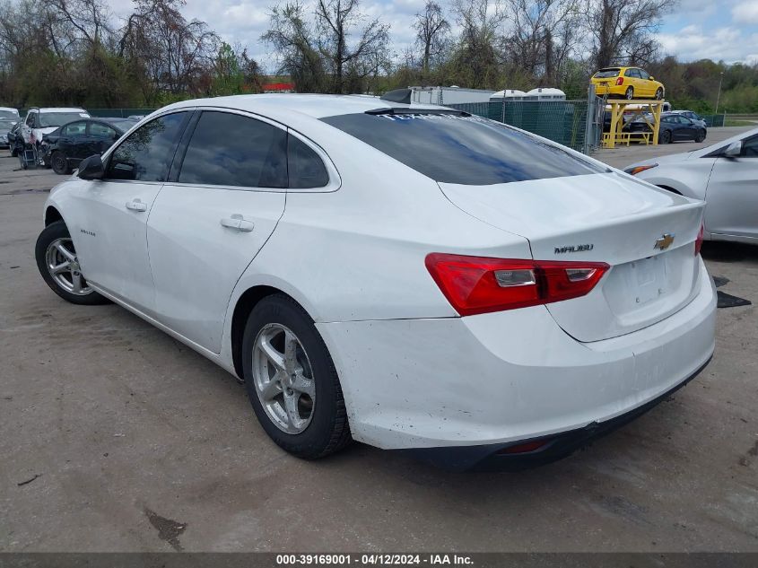 2017 Chevrolet Malibu Ls VIN: 1G1ZB5ST5HF128497 Lot: 39169001