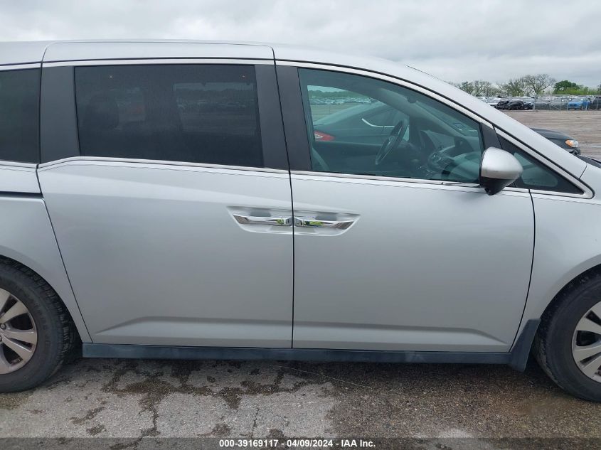 2015 Honda Odyssey Ex-L VIN: 5FNRL5H67FB070609 Lot: 39169117