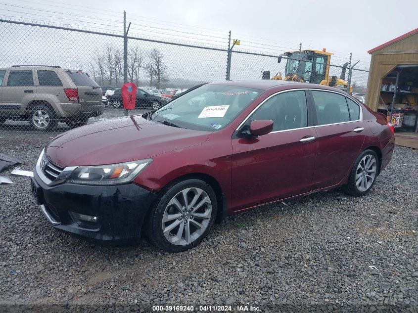 2014 Honda Accord Sport VIN: 1HGCR2F58EA011364 Lot: 39169240