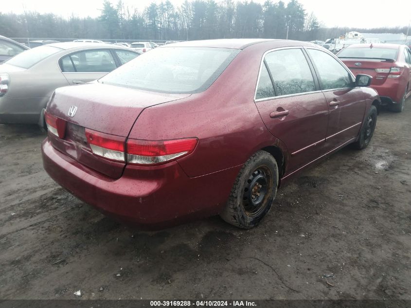 2003 Honda Accord 2.4 Ex VIN: 1HGCM566X3A013428 Lot: 39169288