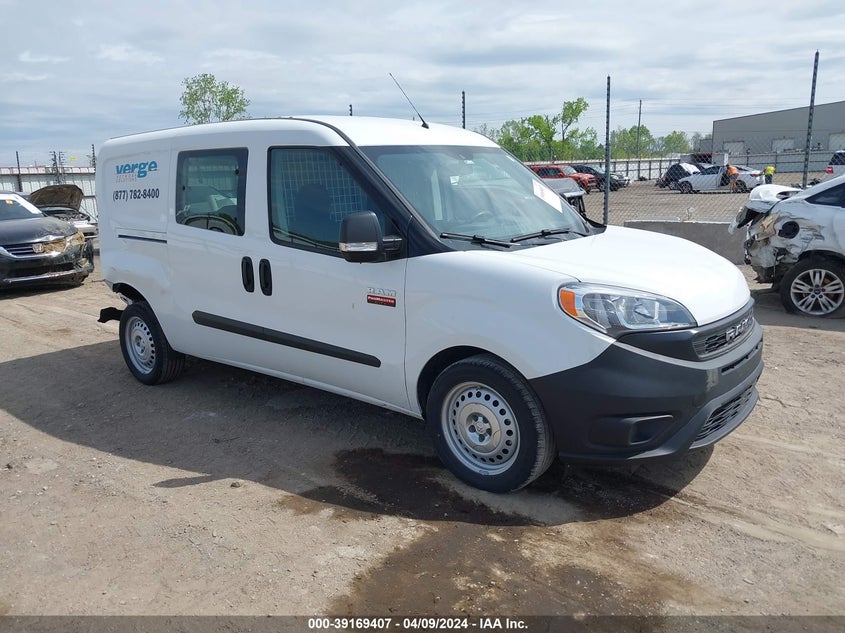 2021 Ram Promaster City Tradesman VIN: ZFBHRFAB5M6V35309 Lot: 39169407