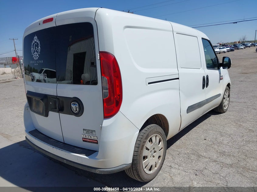 2015 Ram Promaster City Tradesman Slt VIN: ZFBERFBT6F6955254 Lot: 39169458