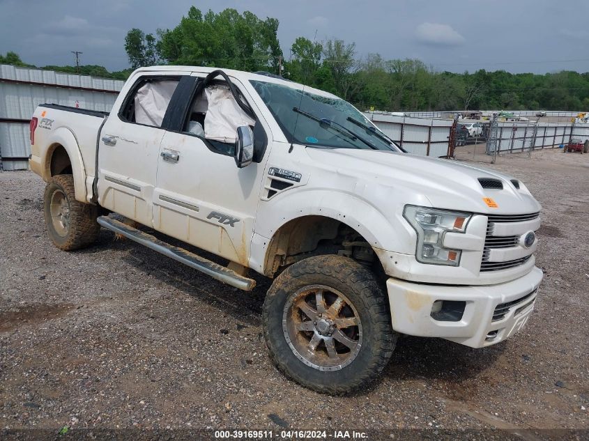 2016 Ford F-150 Lariat VIN: 1FTEW1EF4GFA31752 Lot: 39169511