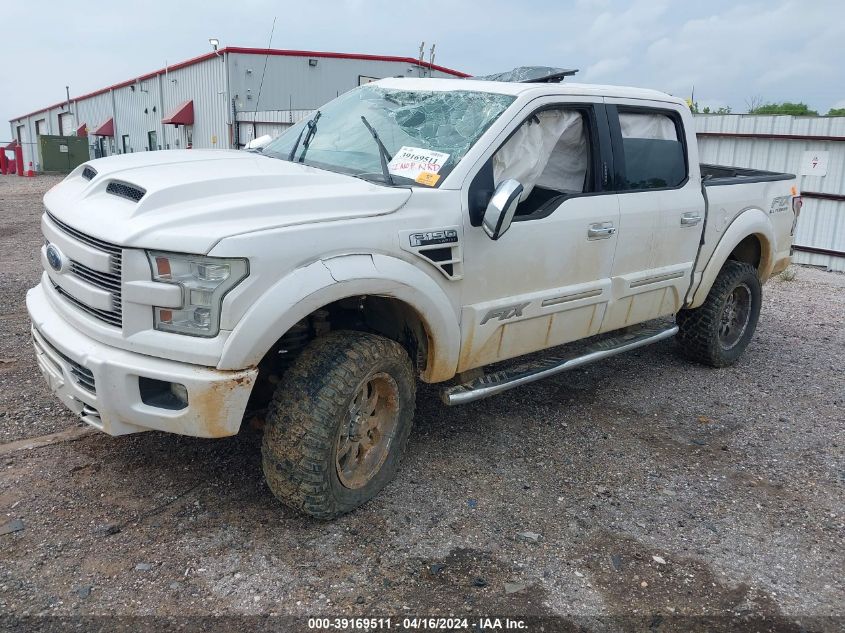 2016 Ford F-150 Lariat VIN: 1FTEW1EF4GFA31752 Lot: 39169511