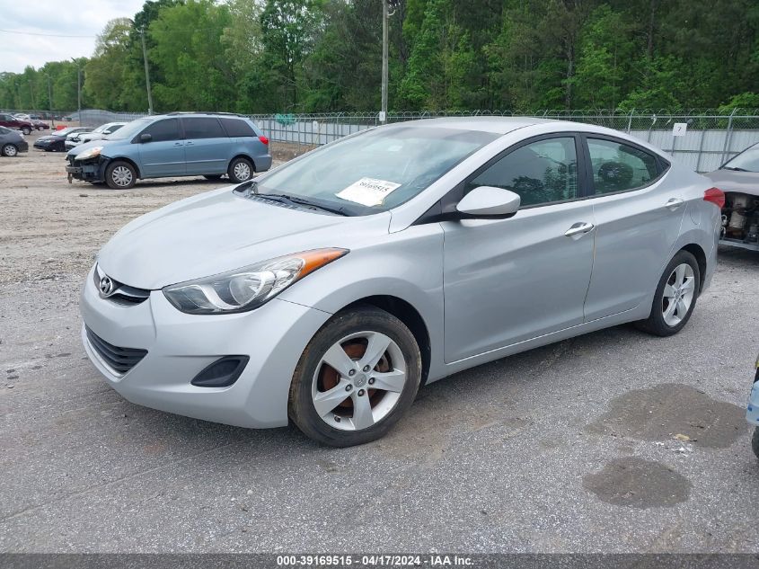 2011 Hyundai Elantra Gls VIN: 5NPDH4AE0BH005653 Lot: 39169515